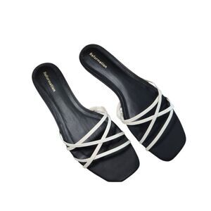 NEW Reformation Wagner Strappy Flat Sandal